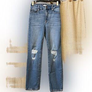 Good American Good Legs high waist skinny leg jeans 0/25 super nice shape!! 💕